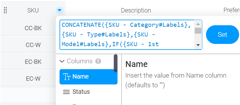 How to create a product catalogue and SKUs in monday.com - Formula