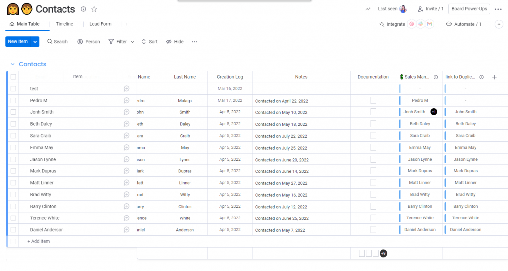 Client Tracking feature
