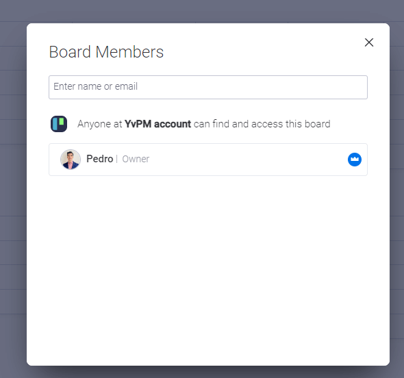 User Management feature