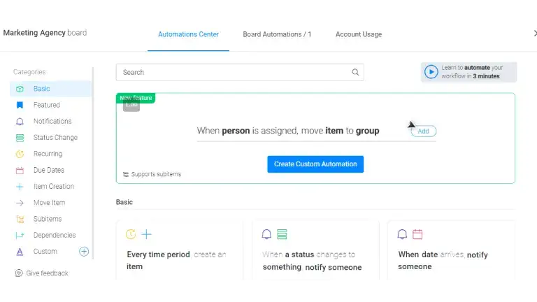 Monday CRM Automation