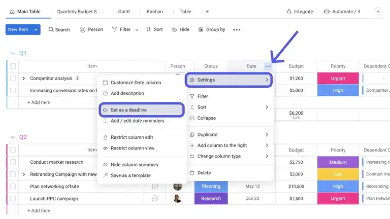 Track Deadlines For Release Timeline Roadmaps